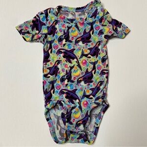 Posh Peanut x Lisa Frank Max Splash One Piece Onesie 3-6 months